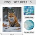 thumbnail image 3 of Diamond Art Kit for Adults, Snowy Autumn Fox Woodland Scene Diamond Painting for Adults Beginners, DIY Diamond Art Painting Kits, 5D Diamond Painting Crafts for Home Decor 12x16 Frameless, 3 of 7