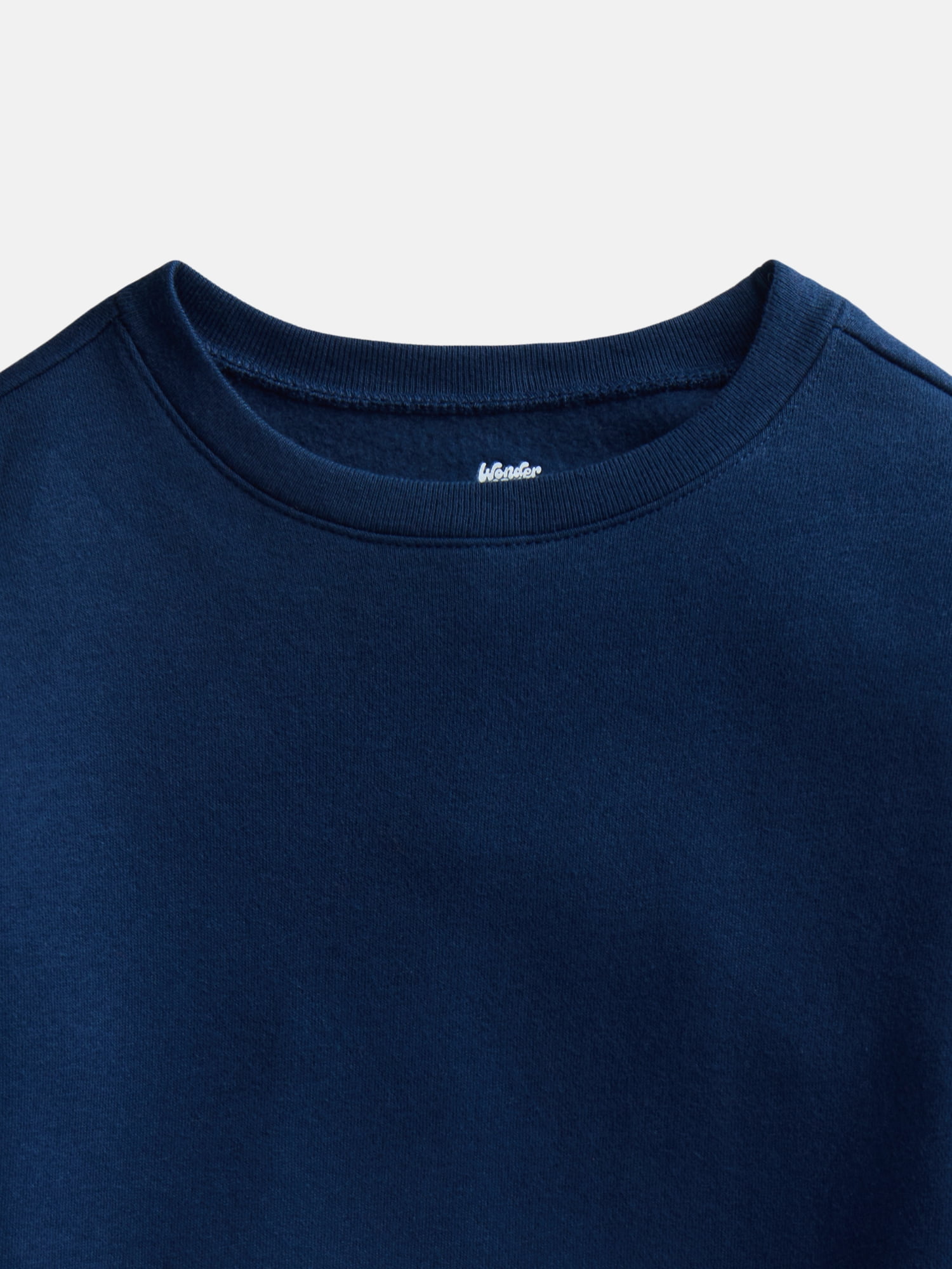 Wonder Nation Baby & Toddler Fleece Crewneck Sweatshirt, Sizes 6M-5T
