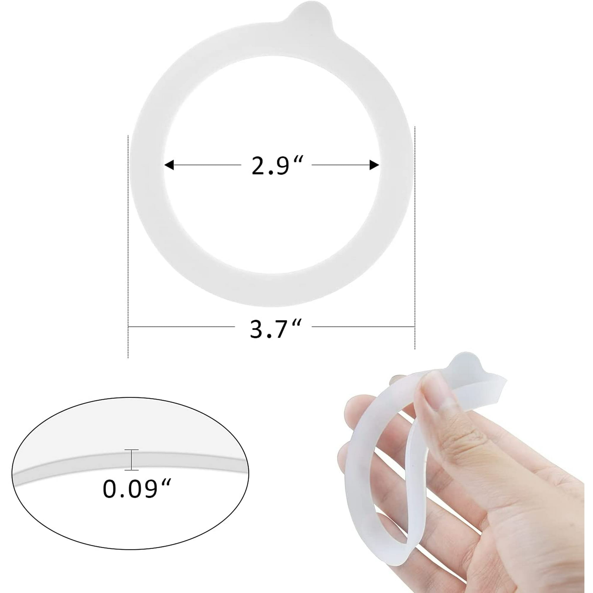 Joint Rechange Bocal Mason Molain Joints Silicone Pour Bocaux | Lot De 6 Joints Hermétiques 9.4cm - Conservation Alimentaire Joint Hermétique Bocal Maison