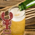 thumbnail image 2 of Shoreew Lobster-Shaped Bottle Opener Portable Crayfish Bottle Opener Vintage Bottle Opening Tool for Beer Wine Novelty Bar Accessories, 2 of 7