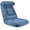 Blue_Large, variant on Folding Sofa Bed Chair With Headrest Linen Fabric Window Portable Chairs With 6 Reclining Position Floor Recliner Padded Sleeper Chairs With Back Support