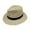A-Beige79, variant on Unisex Fedora Hat Solid Color British Sun Hat Wide Brim Straw Hat Classic Outdoor Jazz Hat