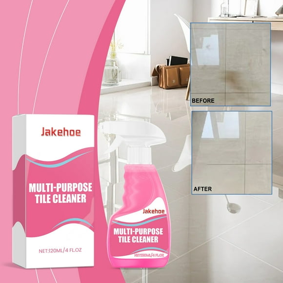 Clearance! Multi-Purpose Tile Cleaner Living Room Kitchen Floor Stain Brightening Cleaning Polishing Degreasing Cleaning 120ml Holiday Deals 2024 Weekly Finds #94