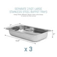 thumbnail image 4 of Elite Platinum 3 x 2.5 Qt. Stainless Steel Electric Buffet Server EWM-6171, 4 of 6