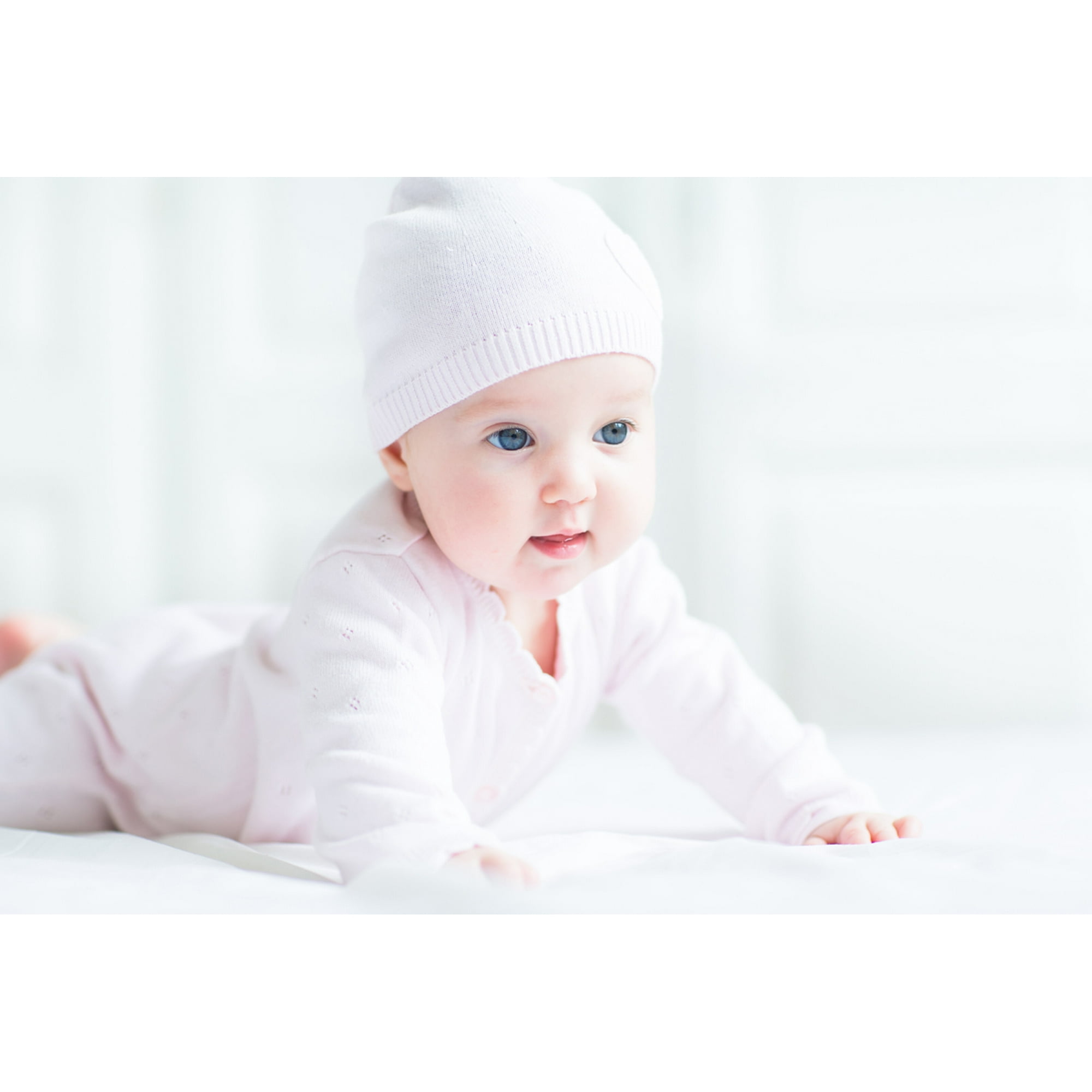 Bambini Preemie Onezies And Mittens 2 Pc Set Pink