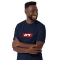 thumbnail image 2 of Red Label Short-Sleeve Unisex T-Shirt (Navy, M), 2 of 2
