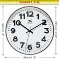 thumbnail image 7 of Infinity Instruments Orbit Wall Clock, Black, 12", 7 of 7