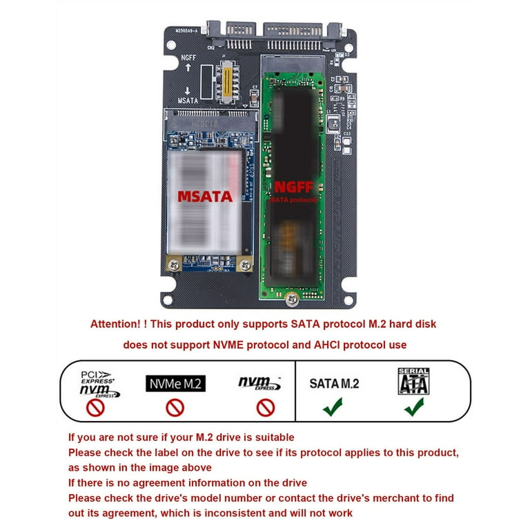 Dual M.2 NGFF SATA Adapter with RAID - Drive Adapters and Drive Converters, Hard Drive Accessories