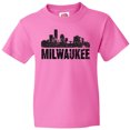 thumbnail image 3 of Inktastic Milwaukee Skyline Grunge Youth T-Shirt, 3 of 5