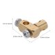 thumbnail image 2 of CRAFTHROU 6Ud Conector Universal Para De De Lavabo Con Acabado Dorado Y Montaje Fácil, 2 of 7