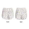 thumbnail image 3 of Picia Funny goose birds Pattern Women's 2 in 1 Athletic Running Shorts High Waisted Workout Casual Gym Sweat Shorts with Comfy Liner Zipper Pockets-X-Large, 3 of 7