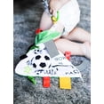 thumbnail image 4 of Manta de felpa sensorial Baby Jack & Co Soccer Sports Lovey, 4 of 6