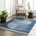 thumbnail image 3 of Mark&Day Area Rugs, 2x3 Lakin Modern Ink Blue Area Rug (2' x 3'), 3 of 7