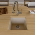 thumbnail image 2 of ALFI brand AB1720UM-B Biscuit 17" Undermount Rectangular Granite Composite Kitchen Prep Sink, 2 of 11