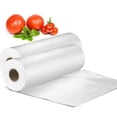 thumbnail image 1 of Rollo de bolsa de plástico para productos vegetales, 12 x 16 pulgadas, bolsa transparente para pan y comestibles, 350 bolsas/rollo (2 rollos), 1 of 5