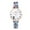 Blue, variant on Ausyst Watch for Women Fashion Watch Clock Stainless Steel Casual Dress Wrist Crystal Jewelry