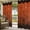 Orange, variant on 2 Panels Outdoor Curtains for Patio Waterproof 54"x108" Brown Geometric Weatherproof Privacy Outsides Curtains, Modern Abstract Art Ombre Grommet Thermal Drapes for Cabana Porch Pergola