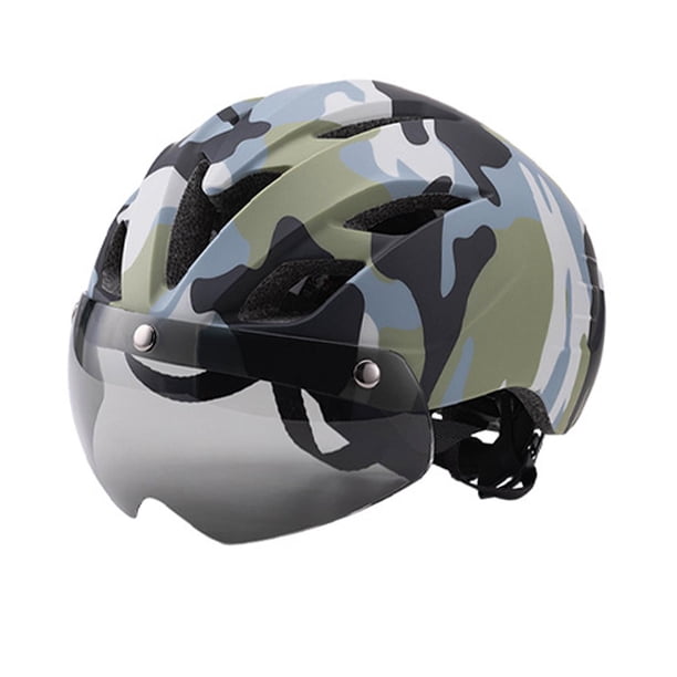 Casco de bicicleta para adultos con absorción de impactos para hombres y mujeres. Verde