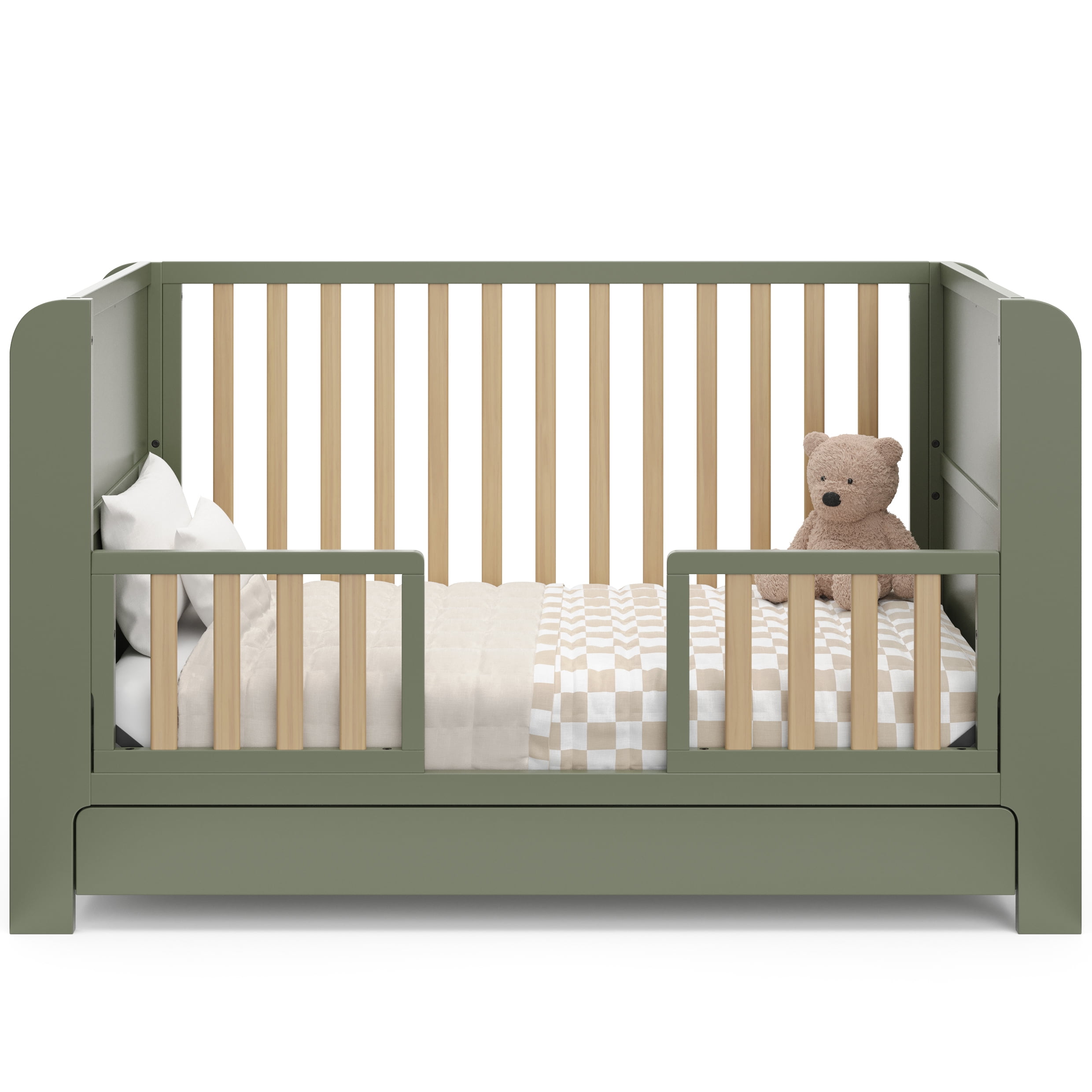 Graco Read-with-Me 4-in-1 Convertible Crib with Drawer