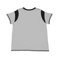 thumbnail image 2 of LAT Women's Curvy Gameday Lace Up T-Shirt - TITANM/ BLK/ WHT - 18-20, 2 of 2