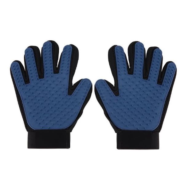 Guantes cepilladores para perros para depilación de mascotas con manos derechas e izquierdas