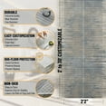 thumbnail image 3 of Ottomanson Floor Protector Waterproof Non-Slip 2x17 Indoor Protector Runner Rug, 2'2" x 17', Clear, 3 of 7