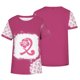 thumbnail image 5 of Blusa de Manga Corta Con Estampado de Cuello Redondo Informal A La Moda Para Mujer Odeerbi  ODB180970, 5 of 5
