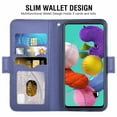thumbnail image 2 of Samsung Galaxy A51-M40S Case, Cell Phone Leather Sleeve PU Leather Cover Wallet Cell Phone Case Cover Compatible for Samsung Galaxy A51-M40S Leather Case - Blue, 2 of 7