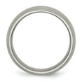 thumbnail image 3 of Chisel Titanium Brushed and Polished 8mm Grooved Band TB51, 3 of 5