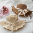 thumbnail image 5 of ZHAOCHENG Sombrero de paja con lazo de encaje plegable de ala ancha y suave (Cafeflipping), protección UV, sombrero de playa de verano para viajes informales, 5 of 5