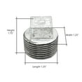 thumbnail image 6 of Thrifco 5218095 1-1/4 Inch Galvanized Steel Plug, 6 of 6