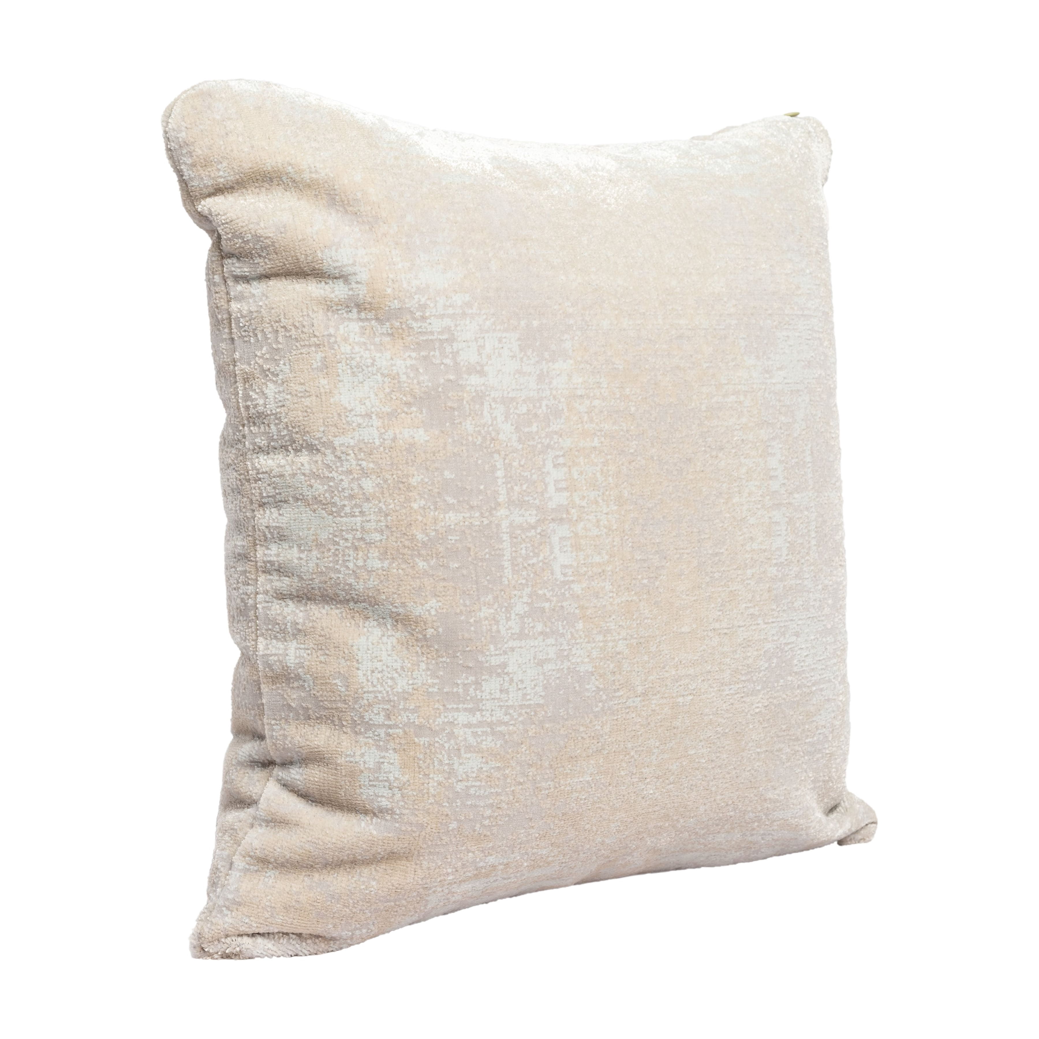Harlow Hill Verona 20" x 20" Gray/Beige Abstract Performance Blend Adult Decorative Throw Pillow Cover