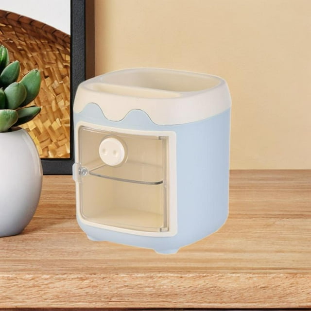 Soporte para bolígrafo de cerdo, organizador de almacenamiento de escritorio, contenedor de bolígrafo Adorable, organizador de lápices creativo, claro
