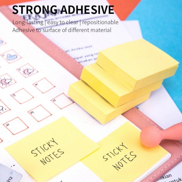 3 Sizes Simple Sticky Notes Writable File Tabs N Times Stick Note Book Office Supplies Walmart