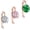 Gold, variant on 14G Stainless Steel Belly Button Ring CZ Dangling Reverse Navel Piercing Jewelry-Silver-Pink Zircon-1pc