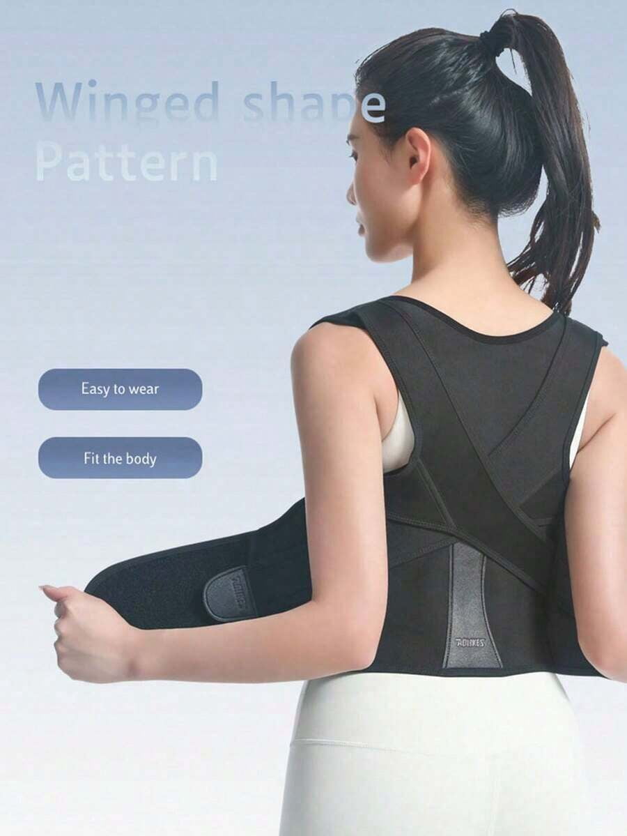 Adjustable Full Back Brace Posture Corrector For Men And Women Shoulder Straightener Back Support Improves Posture Scoliosis Hunchback Spine Corrector Gym Daily Accessory
