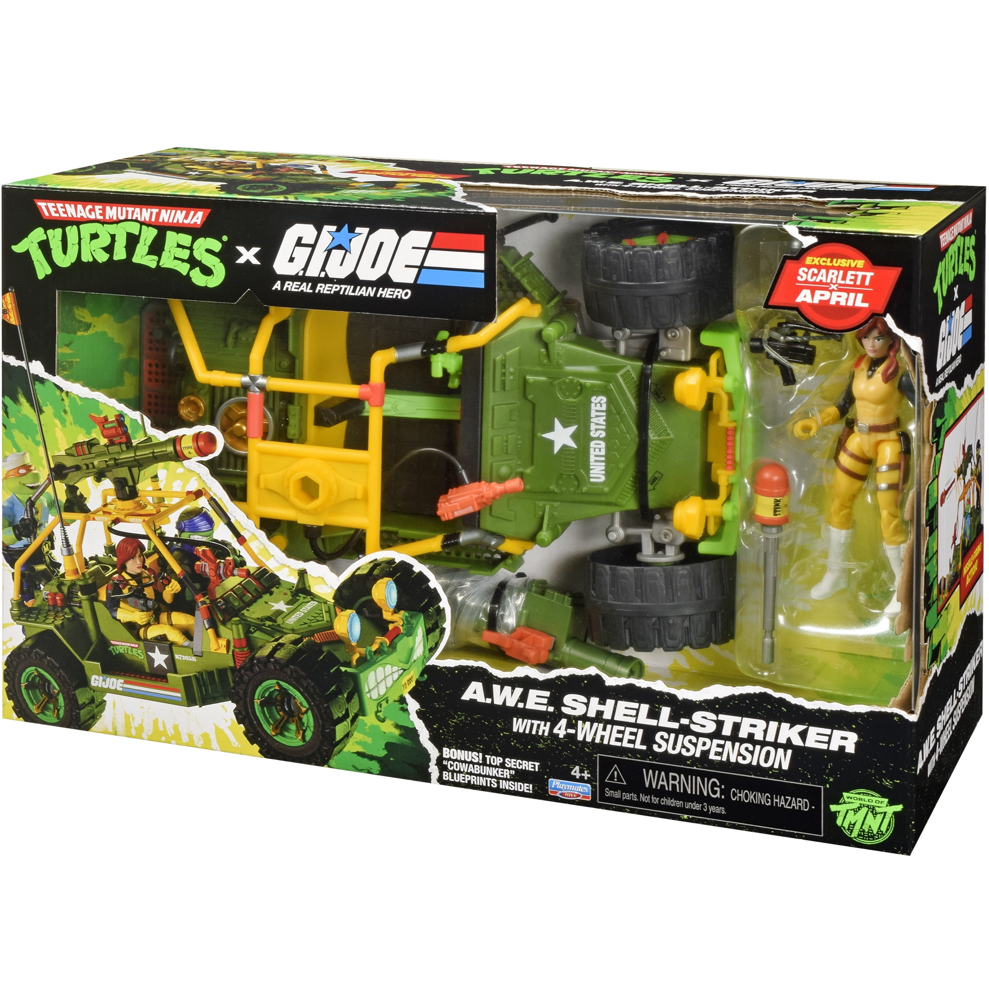 TMNT × G.I. JOE A.W.E. Shell-Striker セット Teenage Mutant Ninja Turtles, AWE Shell-Striker All-Weather