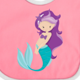 thumbnail image 4 of Inktastic Mermaid Girls Baby Bib, 4 of 4