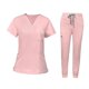 thumbnail image 1 of Conjunto de uniforme médico premium: conjunto superior e inferior para profesionales de la salud. Rosa S, 1 of 9