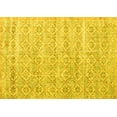 thumbnail image 1 of Ahgly Company Indoor Rectangle Persian Yellow Traditional Area Rugs, 7' x 10', 1 of 4