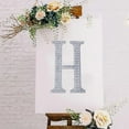 thumbnail image 6 of BalsaCircle 8" Silver Solid Letter H Self-Adhesive Rhinestones Gems Sticker, 6 of 8