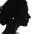 thumbnail image 3 of Lesa Michele 3 Pair Cube Stud Earrings in Stainless Steel Made with Swarovski Crytal for Women, 3 of 6