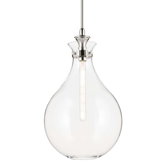 Kichler 52777Clr Laria 14" Wide Pendant - Nickel