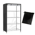 thumbnail image 2 of Lefu Storage Shelving Unit Cover See Through, Fits Racks 36"L x 18"W x 72"H, 2 of 9