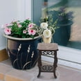 thumbnail image 3 of 2pcs Wooden Plant Stand Plant Holder Flower Pot Display Stand for Indoor Outdoor Garden, Patio, Home, 3 of 8