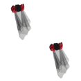 thumbnail image 1 of sweethay Tocado de Halloween para damas y niñas, puesta en escena, accesorios para jugadores de rol, elementos, accesorios para el cabello, rojo + negro 2Conjunto, 1 of 6