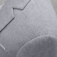 thumbnail image 6 of Jerdar Men's Linen Blazer Jacket Lapel Collar One Button Single Breasted Solid Color Slim Fit Long Sleeve Spring Summer Casual Business Wedding Lightweight Breathable Sport Coat Top, 6 of 7
