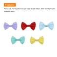 thumbnail image 4 of Uxcell 50Pcs Multicolor Bow Ties 1.5"x1" Mini Bowknot for Crafting Little Satin Bow, 4 of 6