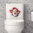 thumbnail image 3 of Santa Through The Wall Decorative Sticker for Home and Interior Design Decal Art, 3 of 6