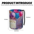 thumbnail image 3 of Naloa Colorful Balloon Cake Celebration Car Trash Can Garbage Car Accessories Trash Can Car Waste Bin for for Driver and Passenger Any Vehicle, 3 of 7